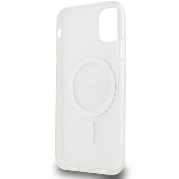 DKNY IML Mono & Stripe MagSafe fodtøj til iPhone 11 / Xr - pink