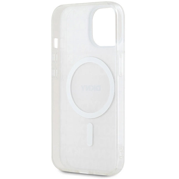 DKNY IML Mono & Stripe MagSafe fodtøj til iPhone 15 / 14 / 13 - pink