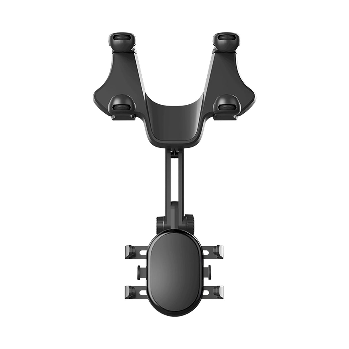 Telefonholder til bilens bagspejl - sort