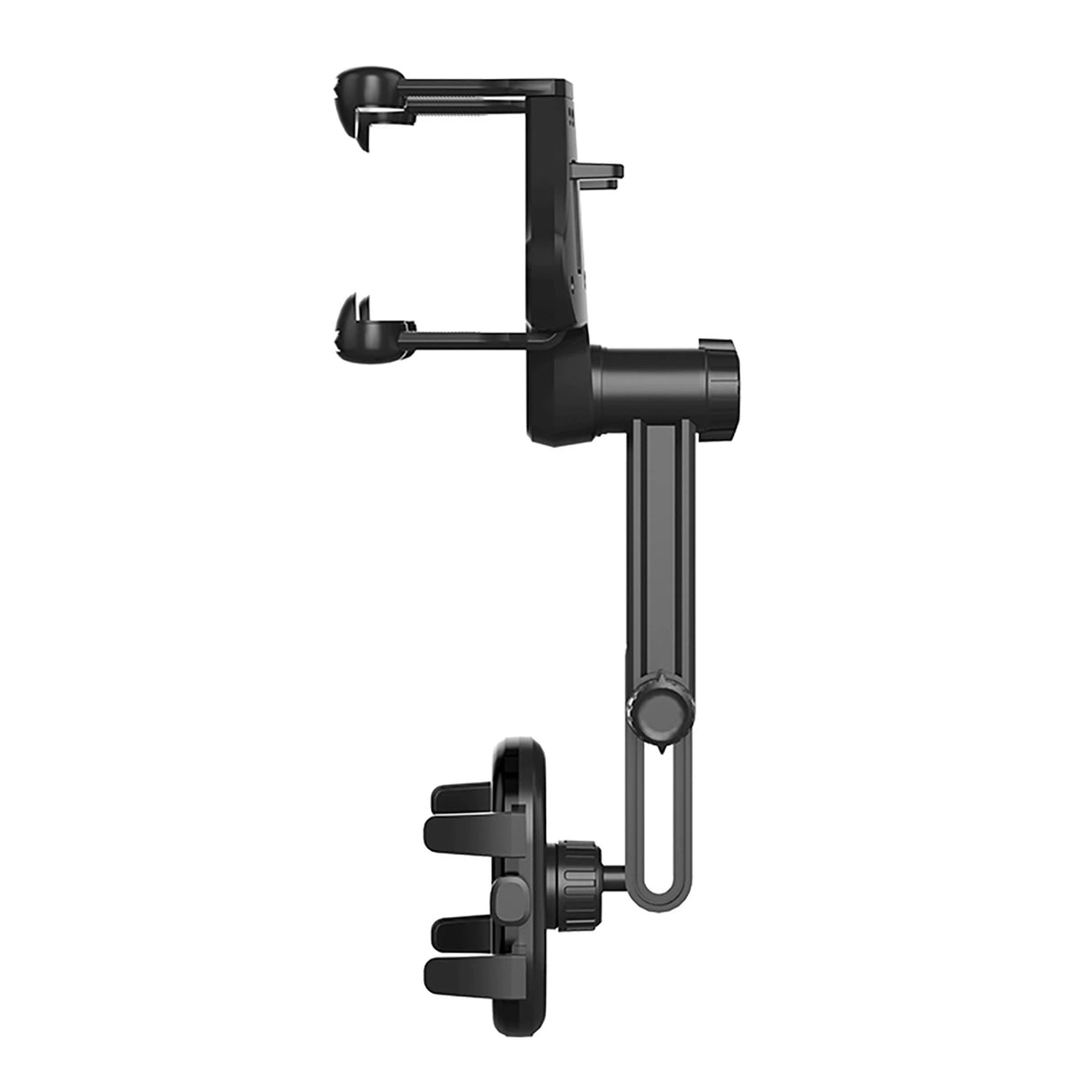 Telefonholder til bilens bagspejl - sort