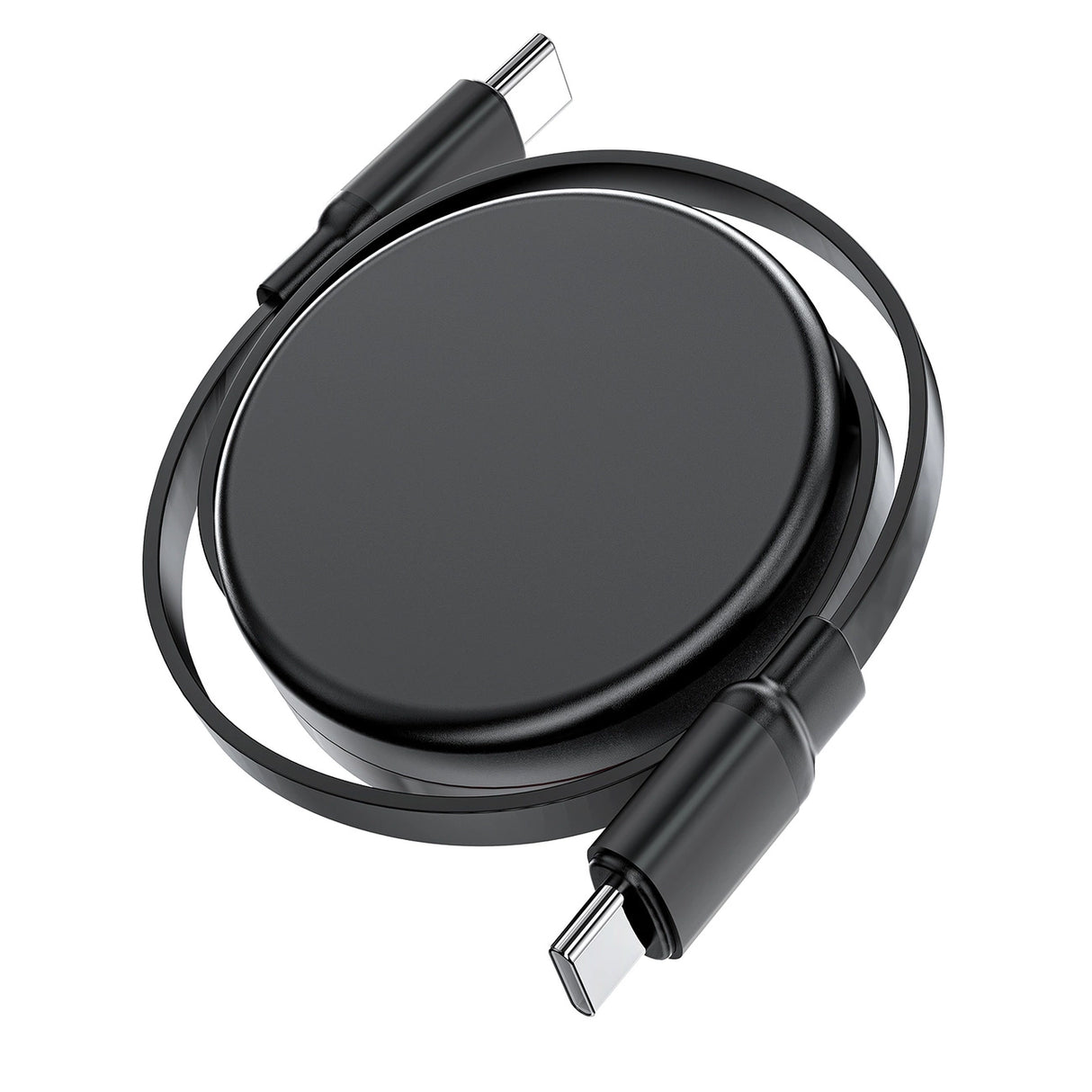 Acefast C13-03 USB-C - USB-C 60W Kabel tiltrækbar - sort