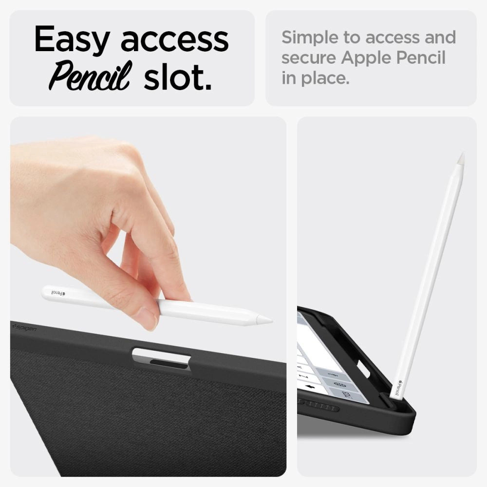 Spigen Urban Fit Case for iPad Air 10.9'' 4/5 2020-2022 / 11.6'' 2024 - Black