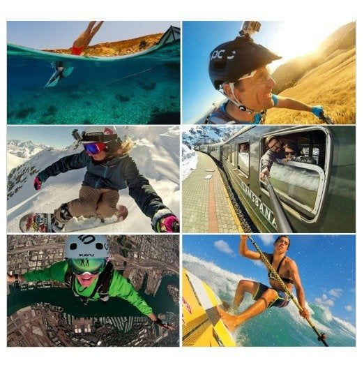 Sæt med 20 Puluz-tilbehør til sportskameraer (herunder Osmo Action 5 Pro, Insta360 Ace Pro 2) PKT18