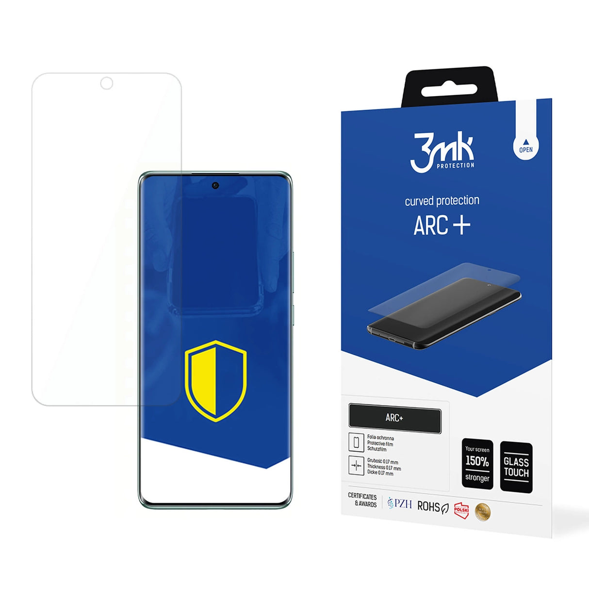 3mk ARC+ beskyttelsesfolie til Oppo Reno 12