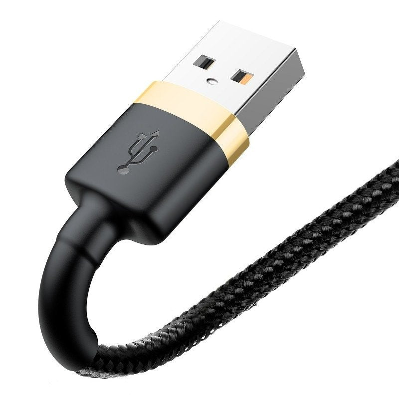 Baseus Cafule Kabel USB Lightning 1,5 A 2m (Guld+Sort)