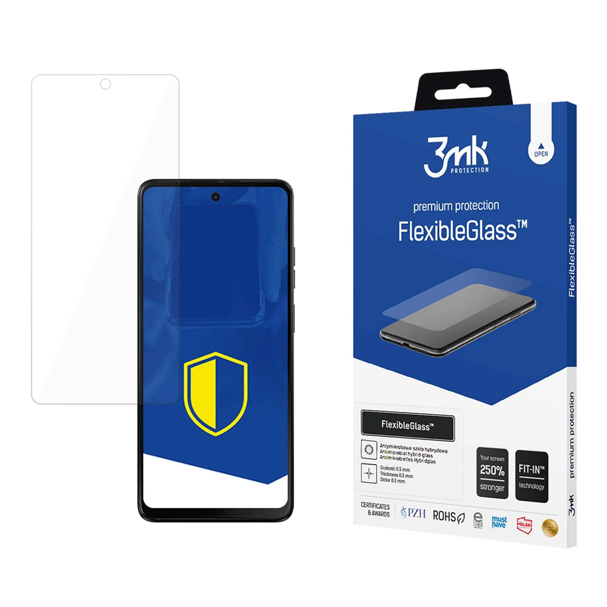 3mk FlexibleGlassTM hybridglas til Motorola Moto G34 5G