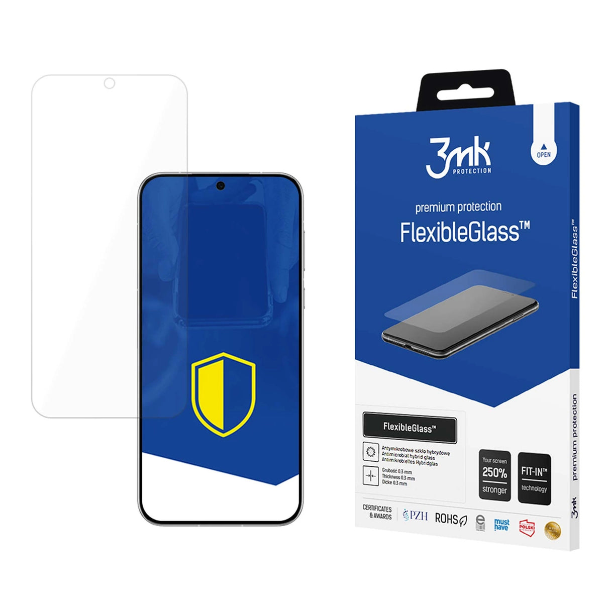 Hærdet glas 3mk FlexibleGlass til Huawei Pura 70