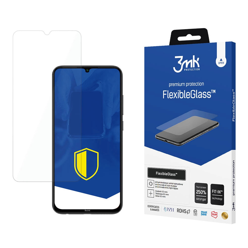 3mk FlexibleGlassTM hybridglas til Xiaomi Redmi Note 8 Pro