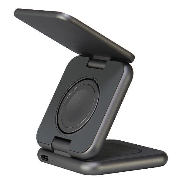 Audi Big Logo sammenklappelig induktiv oplader 3in10 - grå