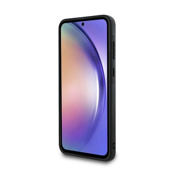 BMW Leather Carbon-hylster til Samsung Galaxy A55 - sort