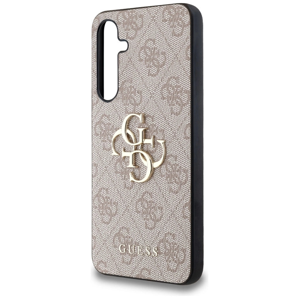 Guess 4G Big Metal Logo-hylster til Samsung Galaxy A35 - pink