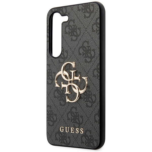 Guess 4G Big Metal Logo-hylster til Samsung Galaxy A55 - sort