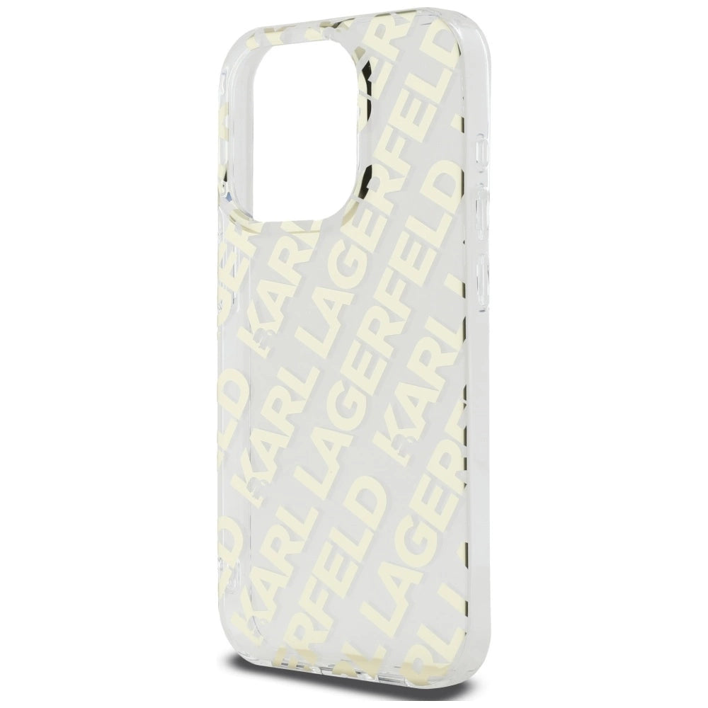 Karl Lagerfeld IML Fullover Logo case for iPhone 15 Pro Max - gold