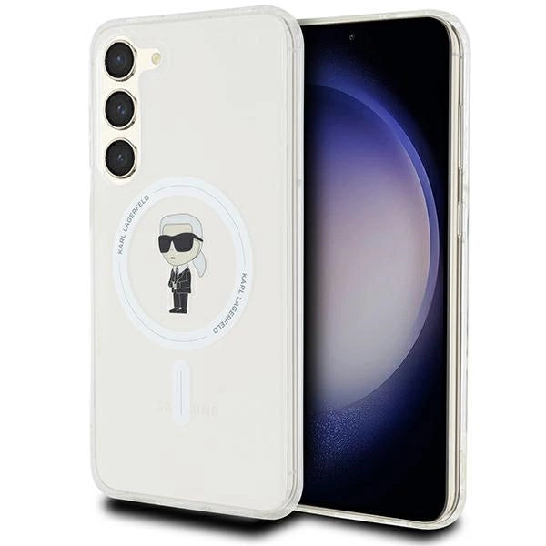 Karl Lagerfeld IML Ikonik MagSafe case for Samsung Galaxy S24+ - transparent