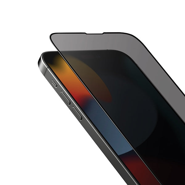 Uniq Optix Privacy tempereret glas til iPhone 14/13/13 Pro med applikator