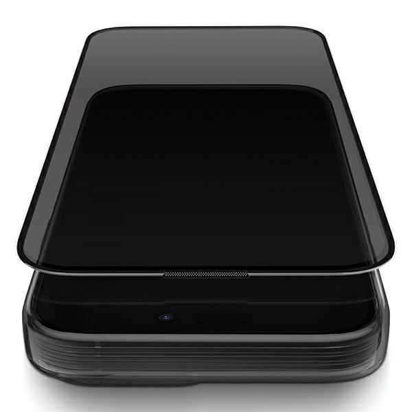 Uniq Optix Privacy tempereret glas til iPhone 15/14 Pro med applikator