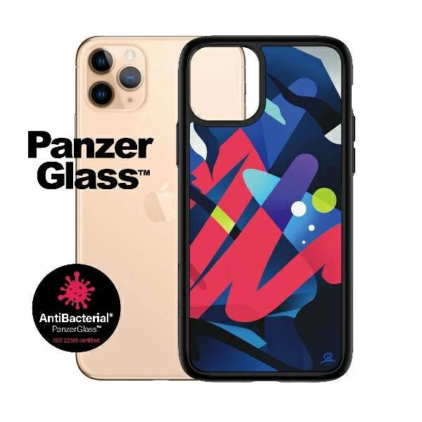 PanzerGlass ClearCase antibakteriel Mikael B Limited Artist Edition æske til iPhone 11 Pro Max - flerfarvet