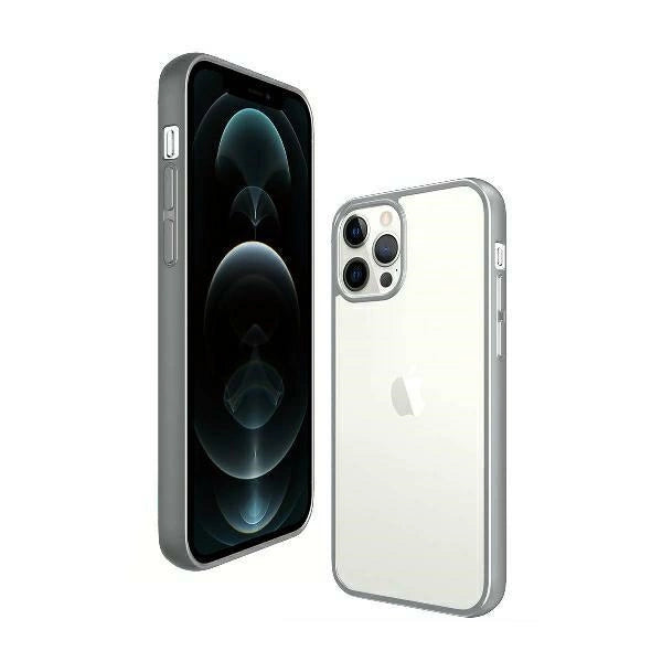 PanzerGlass ClearCase til iPhone 12 Pro Max - gennemsigtigt og sølvfarvet
