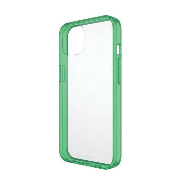 PanzerGlass ClearCase antibakteriel beholder med Military Grade certifikat til iPhone 13 / 14 / 15 - gennemsigtig grøn