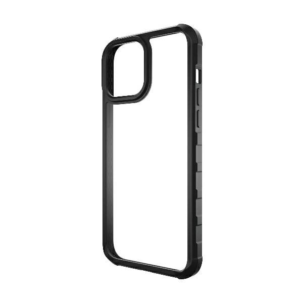 PanzerGlass ClearCase antibakteriel Military Grade certificeret sag til iPhone 13 Pro Max - gennemsigtig og sort