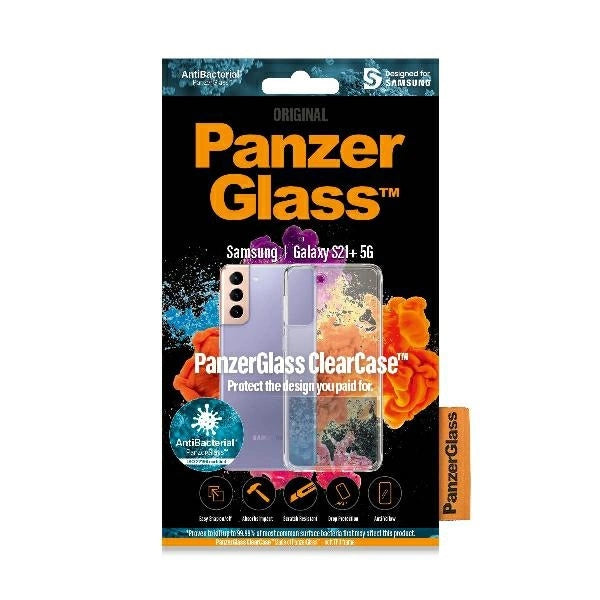 PanzerGlass ClearCase for Samsung Galaxy S21+ - gennemsigtigt