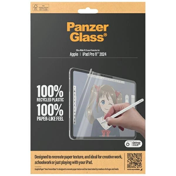 PanzerGlass GraphicPaper antibakteriel folie med blændingsfilter til iPad Pro 11" 2024