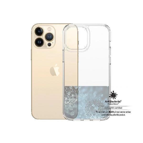 PanzerGlass HardCase antibakteriel Military Grade certificeret sag til iPhone 13 Pro Max - gennemsigtig