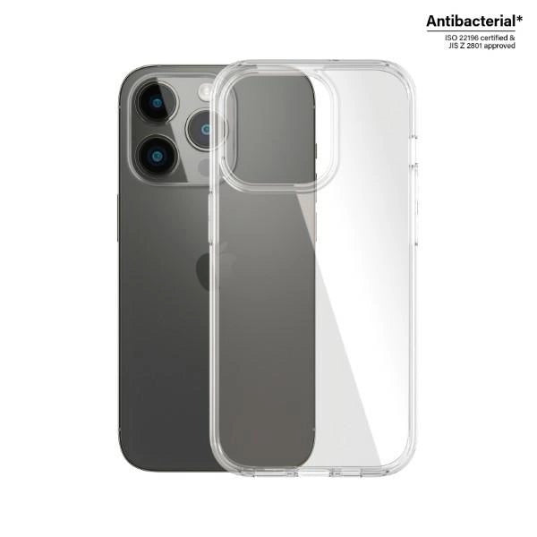 PanzerGlass HardCase antibakteriel Military Grade certificeret sag til iPhone 14 Pro - gennemsigtig
