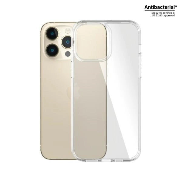 PanzerGlass HardCase antibakteriel Military Grade certificeret sag til iPhone 14 Pro Max - gennemsigtig