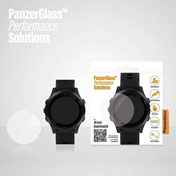 PanzerGlass SmartWatch skærmbeskyttelse til Garmin / Huawei 36mm smartwatches