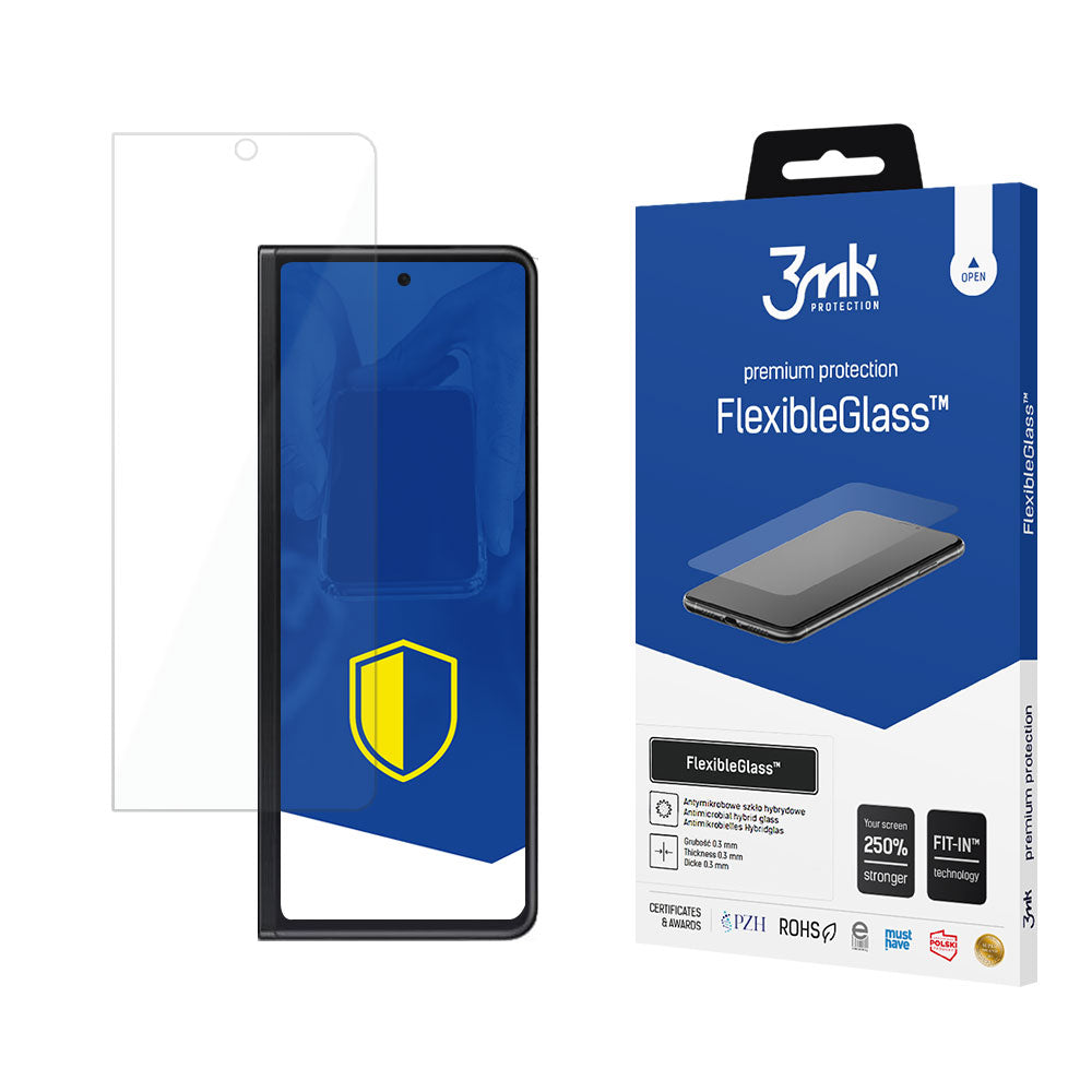 Hærdet glas 3mk FlexibleGlass til Samsung Galaxy Z Fold 3 5G (foran)