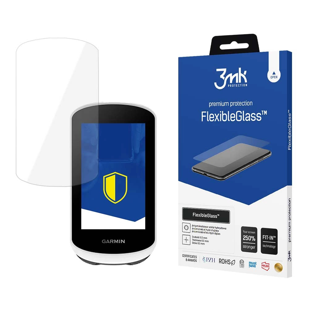 3mk FlexibleGlassTM hybridglas på Garmin Edge Explore 2
