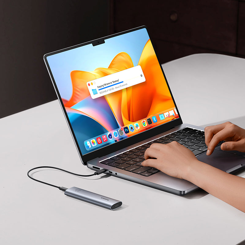 Baseus FlyJoy M.2 NVMe 10Gb/s SSD Caddy - Gray