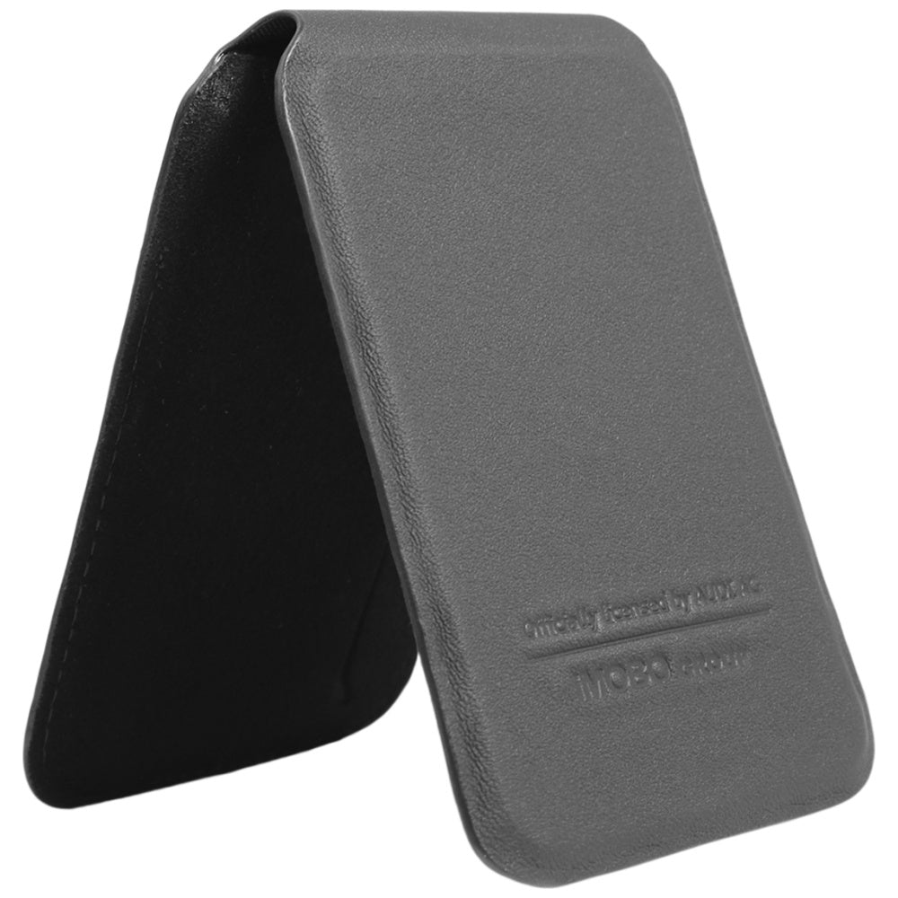 MagSafe Magnetisk Audi Ledder Wallet Card med stativ - sort
