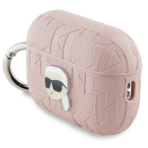 Karl Lagerfeld Monogram Karl Head case for AirPods Pro 2 - pink