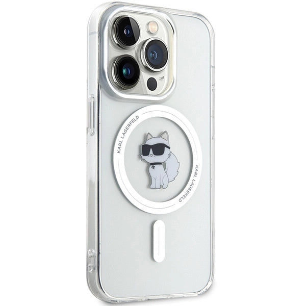 Karl Lagerfeld IML Choupette MagSafe case for iPhone 14 Pro - transparent