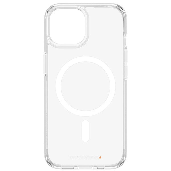 PanzerGlass HardCase med MagSafe med D3O og Military Grade Certification til iPhone 15/14/13 - Transparent