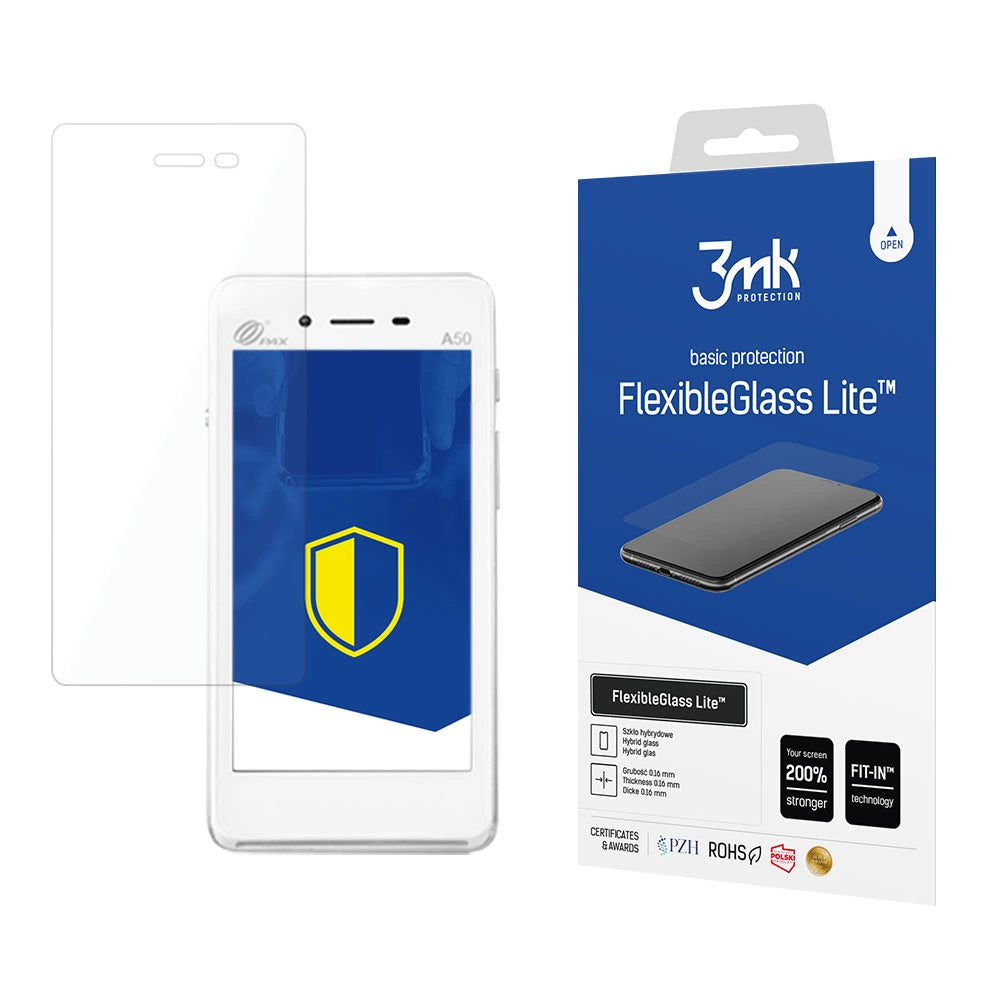 Hybrid glass 3mk FlexibleGlass Lite™ on PAX A50