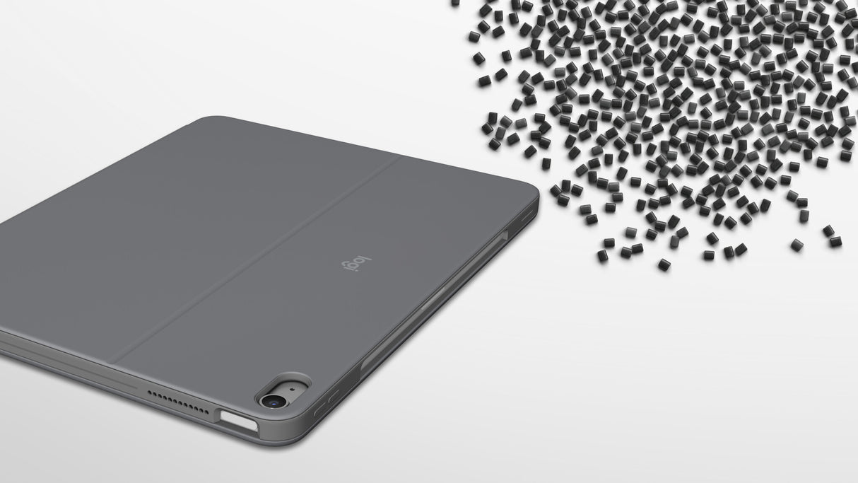 Logitech Combo Touch QWERTY Dansk, Finsk, Norsk, Svensk Smart Connector Grå