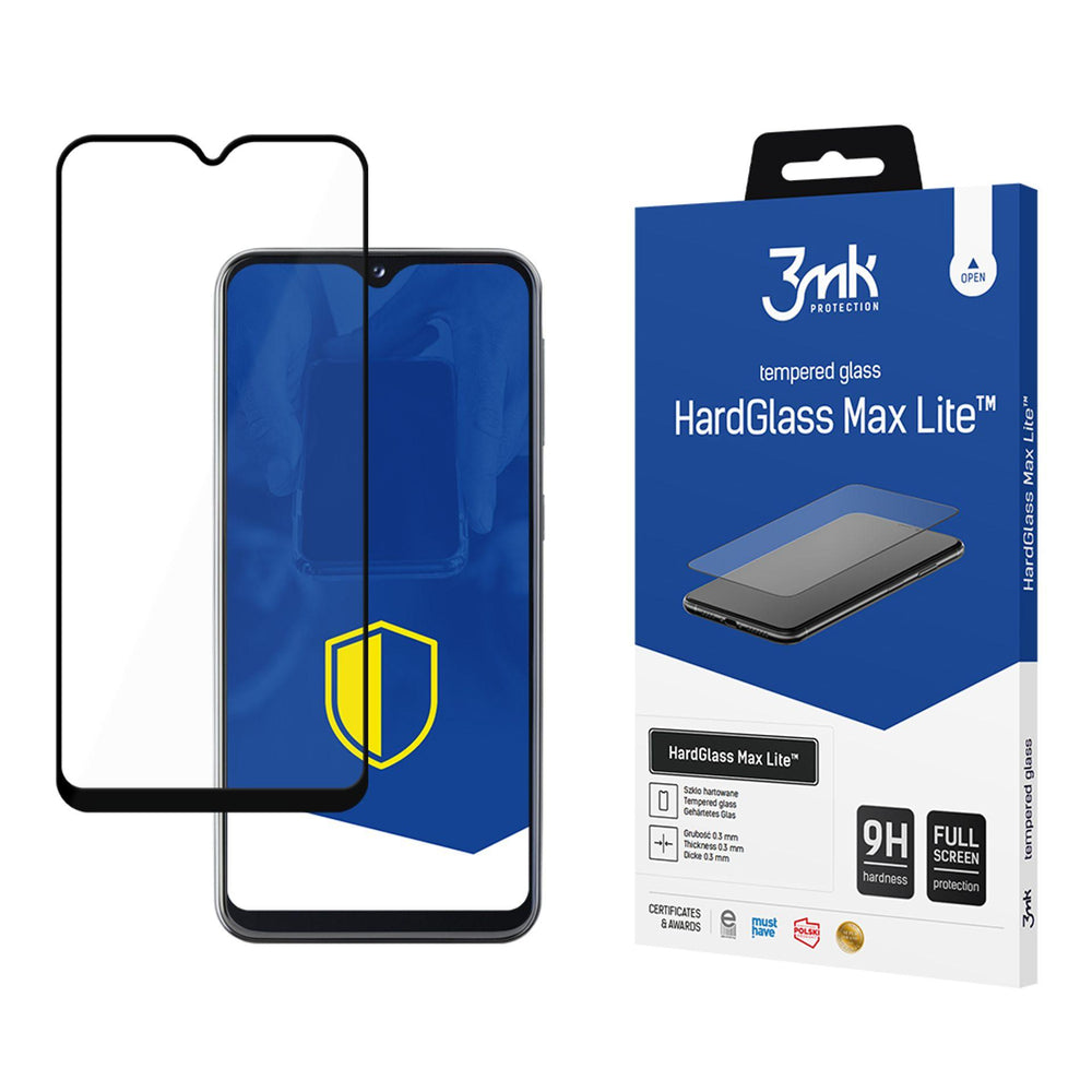 9H 3mk HardGlass Max LiteTM glas til Samsung Galaxy A20e