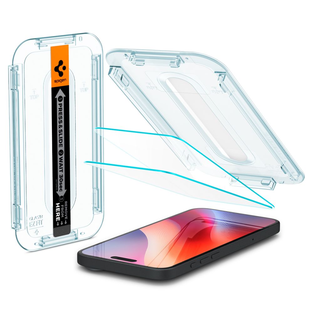 Hærdet Glas Spigen Glas.Tr ”Ez Fit” 2 Pack Iphone 15 / 16 Clear