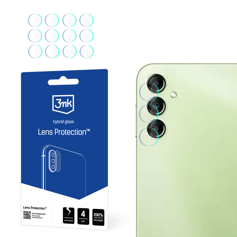3mk Lens ProtectionTM hybridkameraglas til Samsung Galaxy A14 / A14 5G