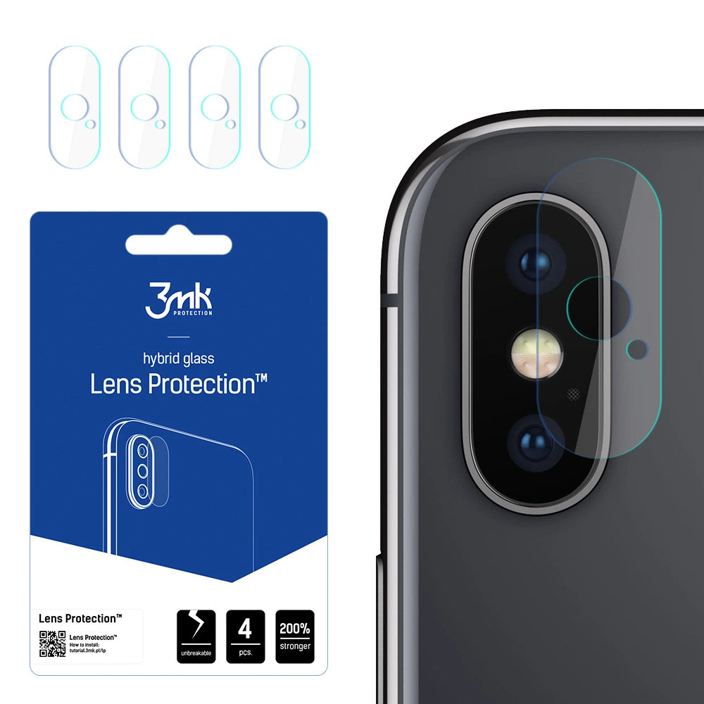 3mk Lens ProtectionTM hybridkameraglas til iPhone X