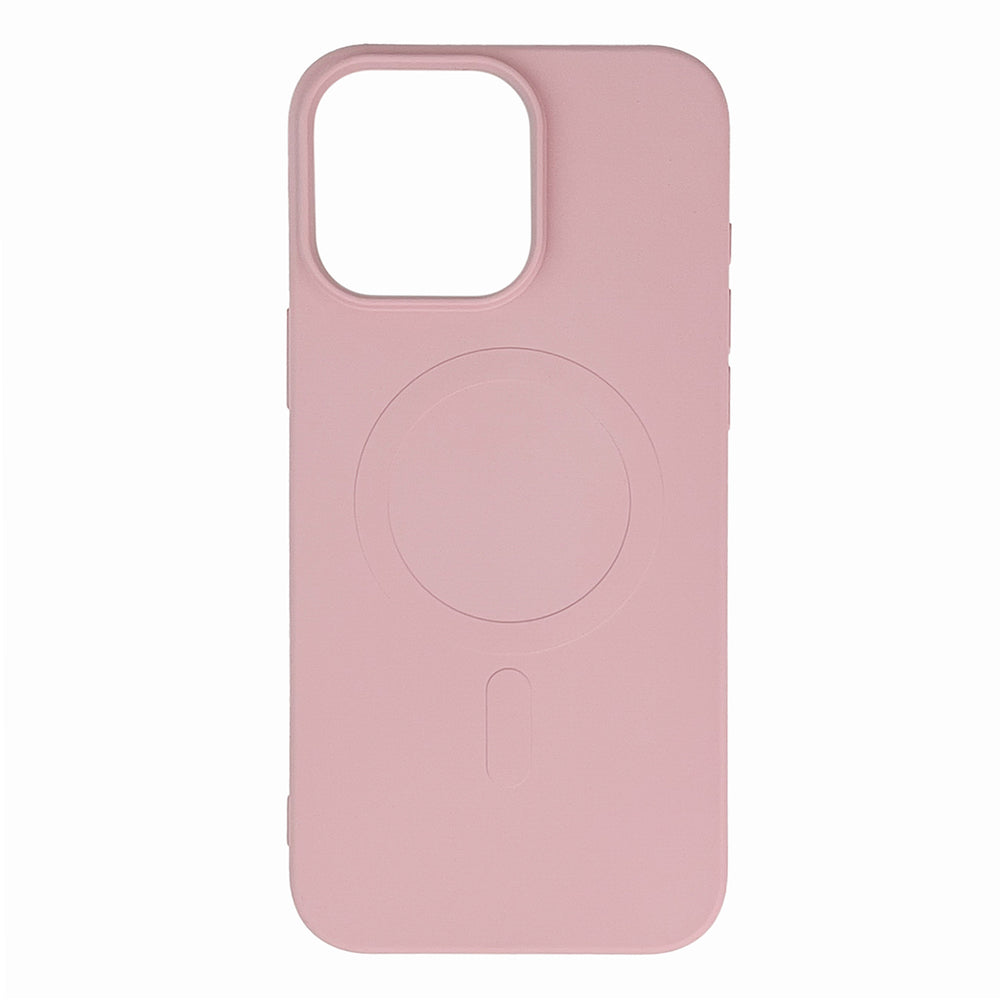 Flydende Silikon Case MagSafe til iPhone 16 Pro - lyserød