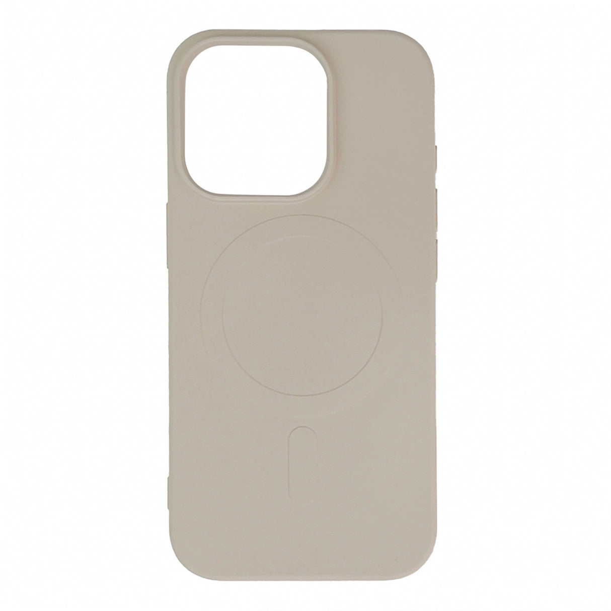 Flydende silikone MagSafe Case til iPhone 16 Pro Max - beige
