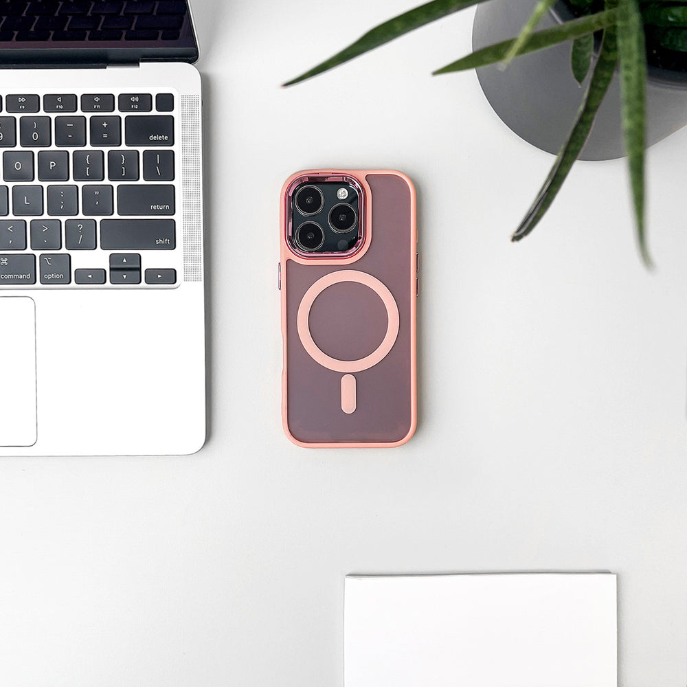 Magnetisk samling MagSafe iPhone 16 Plus Case - Pink