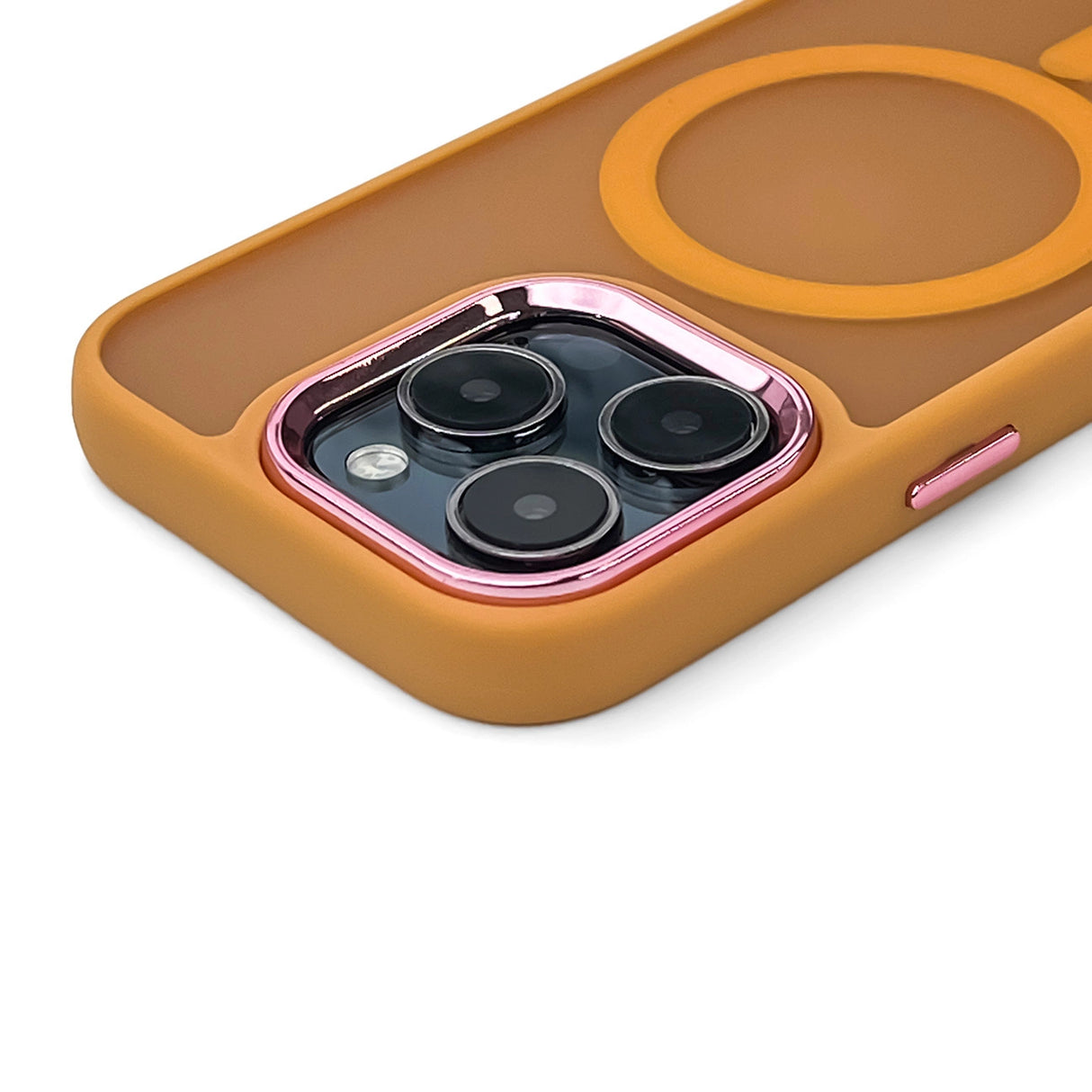 Magnetic Collection MagSafe iPhone 16 Pro Case - Orange