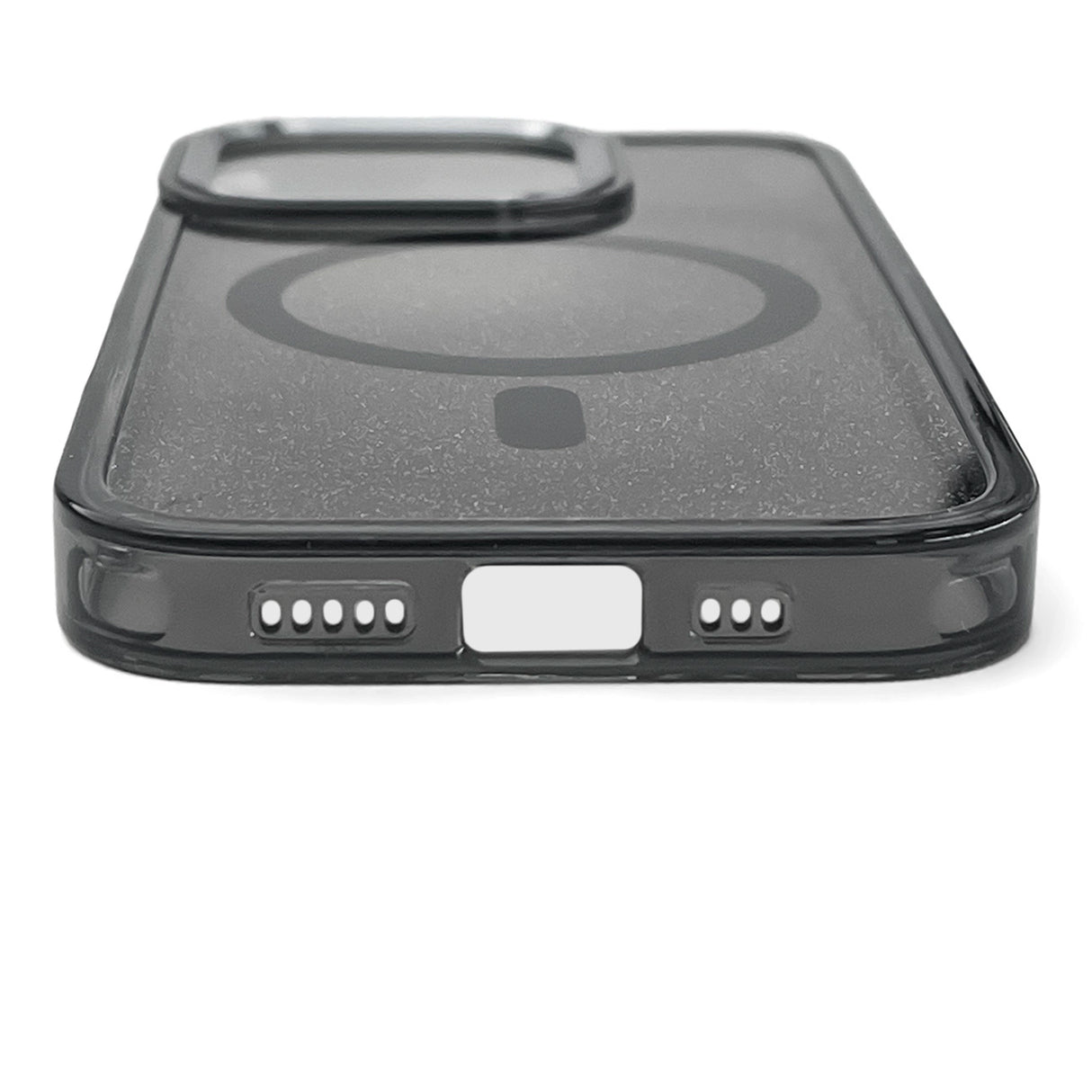 Glitter Case MagSafe til iPhone 16 Pro - sort med glitter