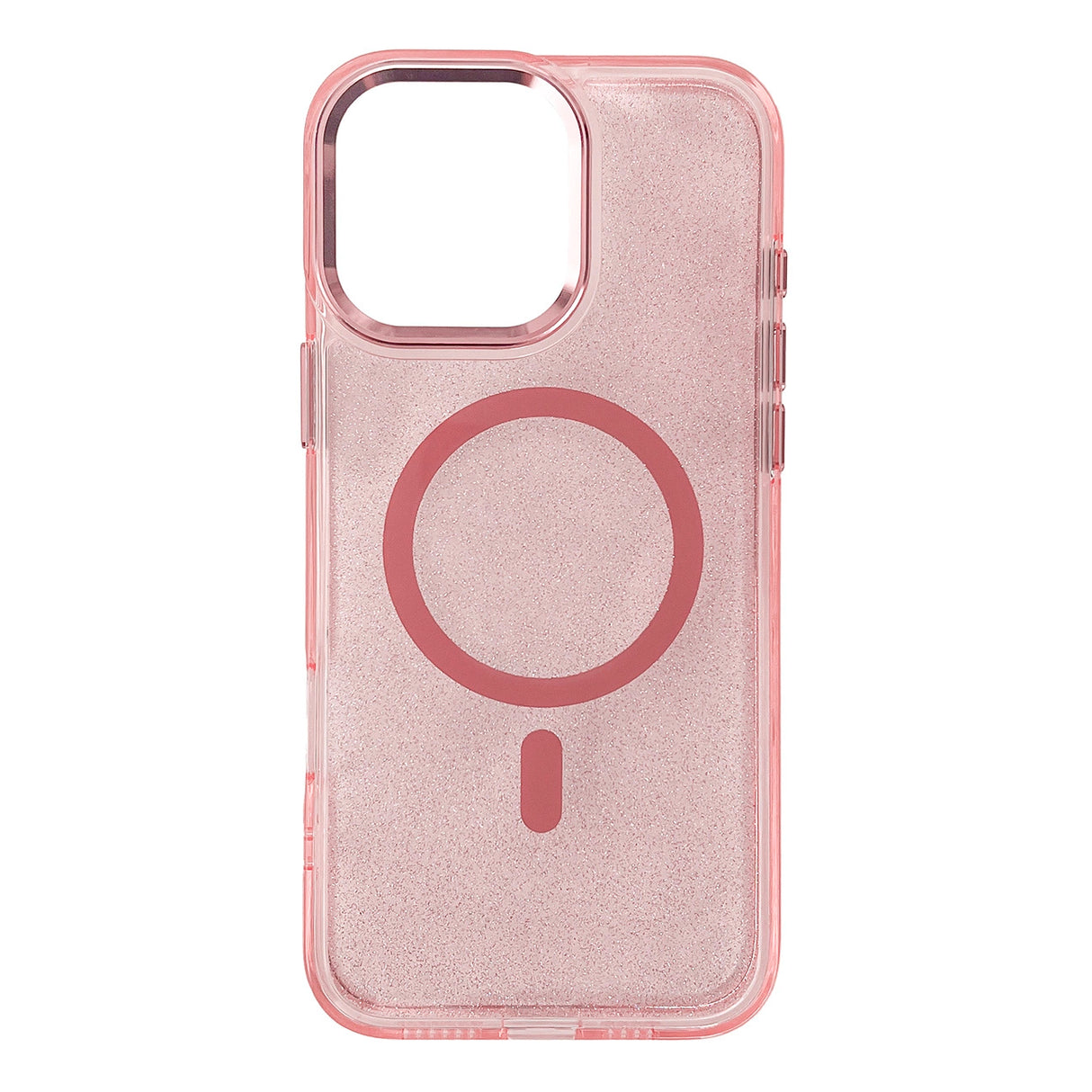 Glitter Case MagSafe til iPhone 16 Pro Max - pink med glitter