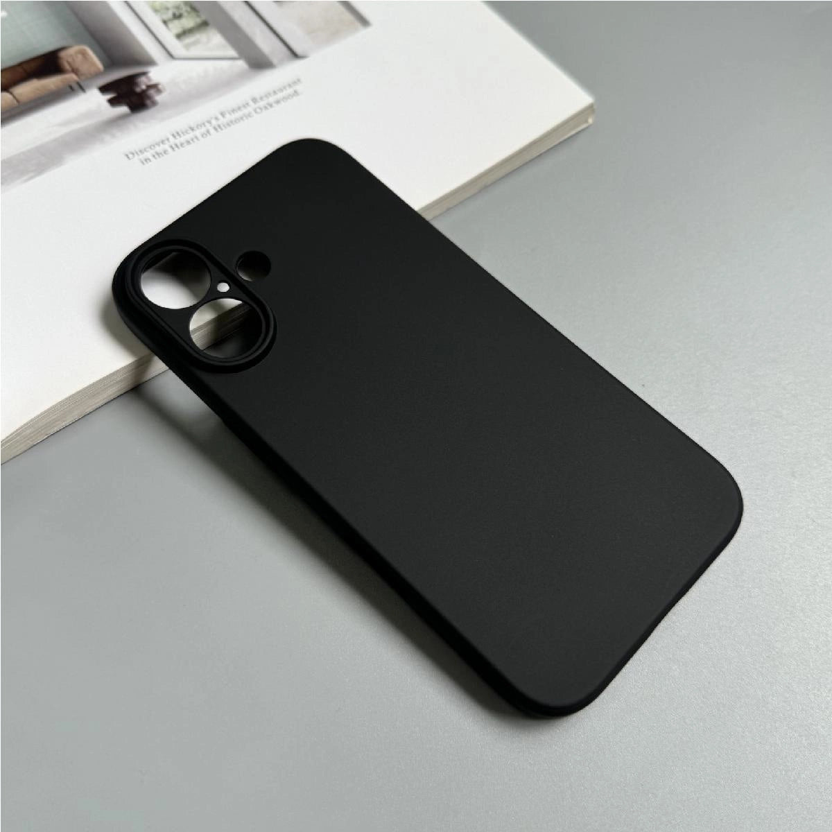 Soft Case til iPhone 16 Plus - sort